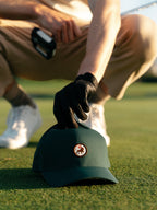Woven Lion Adjustable cap in green, view 7 #color_Green