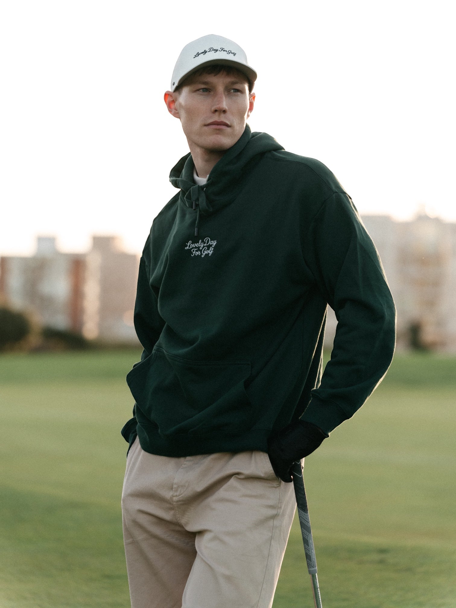 Forest Green Hoodie, view 7