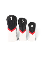 V-Stripe headcover, view 3 #color_black & White