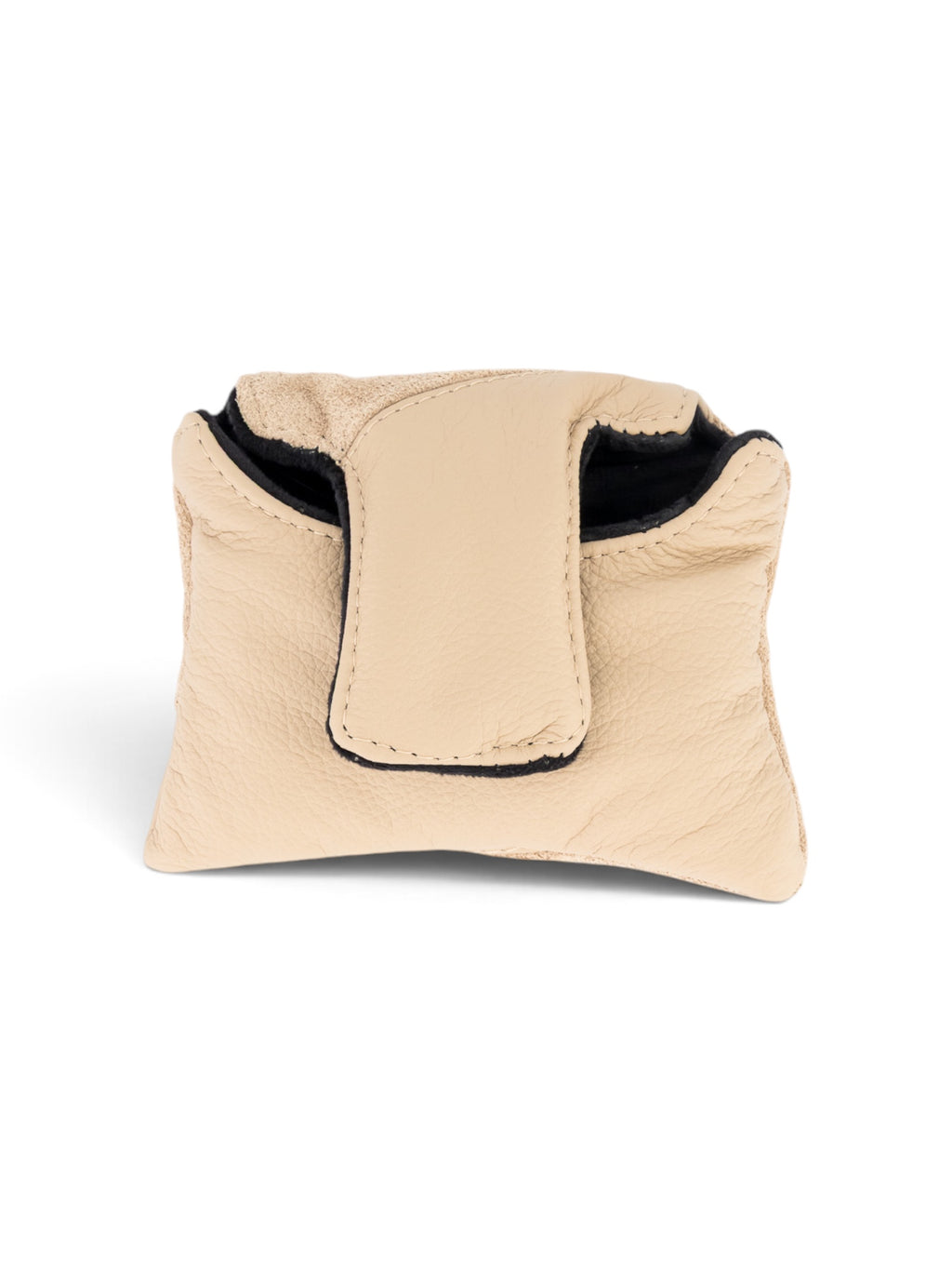 Mallet Putter Cover in cream & suede, view 2 #color_Cream & Suede