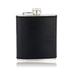 The Fairway Flask hip flask in black #color_black