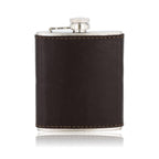 The Fairway Flask hip flask in brown #color_brown