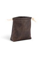 Drawstring Pouch in brown #color_Brown