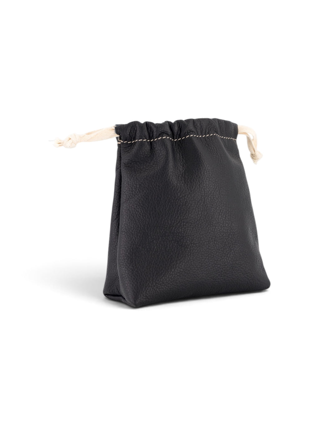 Drawstring Pouch in black #color_Black