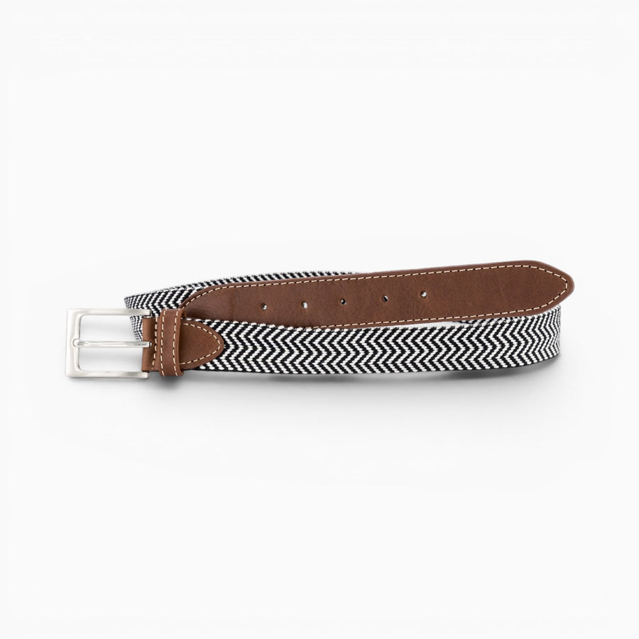 Woven Belt, view 2 #color_Navy