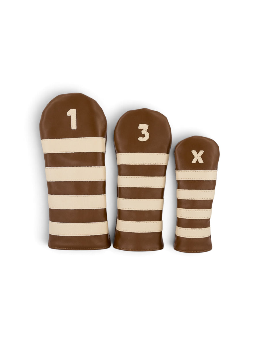 Striped headcover, view 3 #color_Tan