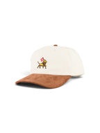 Lion Corduroy cap in burnt orange #color_Burnt Orange