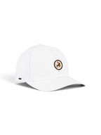Woven Lion Fitted cap in white, view 2 #color_White