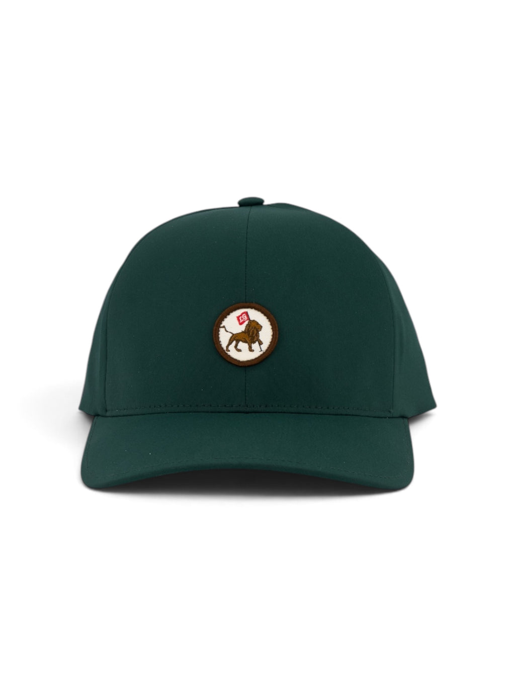 Woven Lion Adjustable cap in green #color_Green