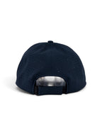 Woven Lion Adjustable cap in navy, view 3 #color_Navy