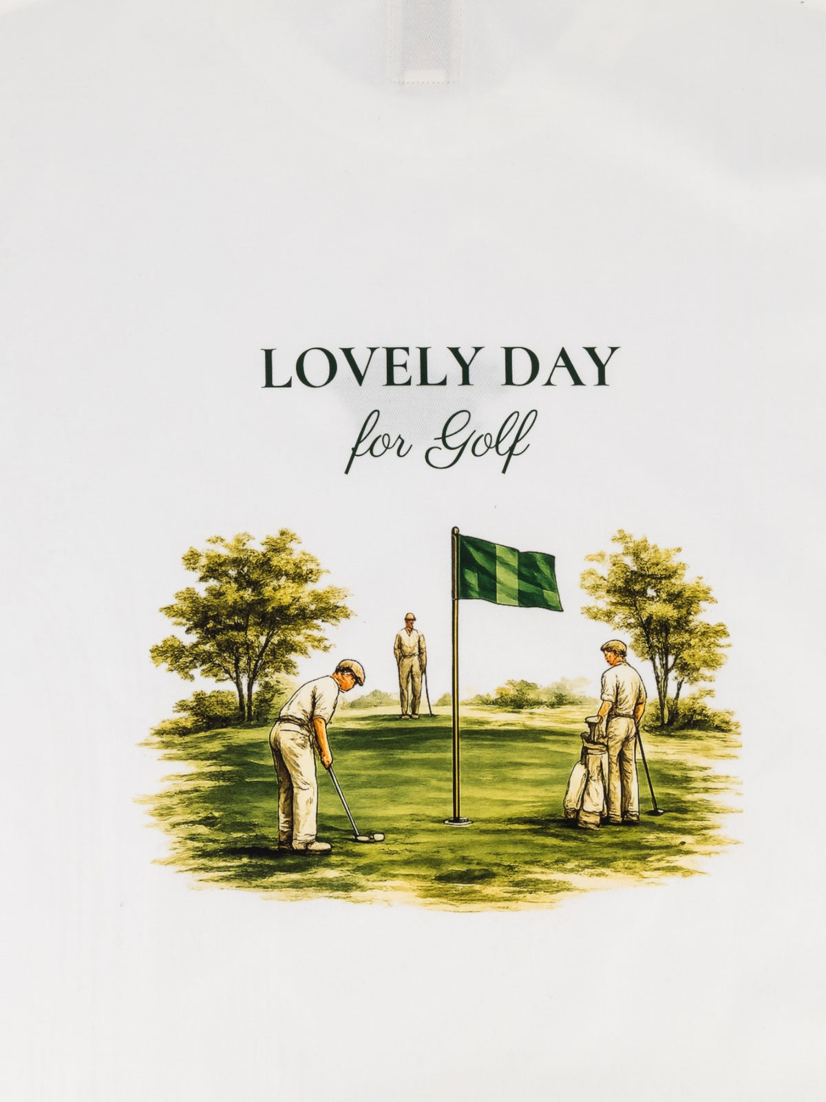 Lovely day for golf - Golfing t-shirt, view 5