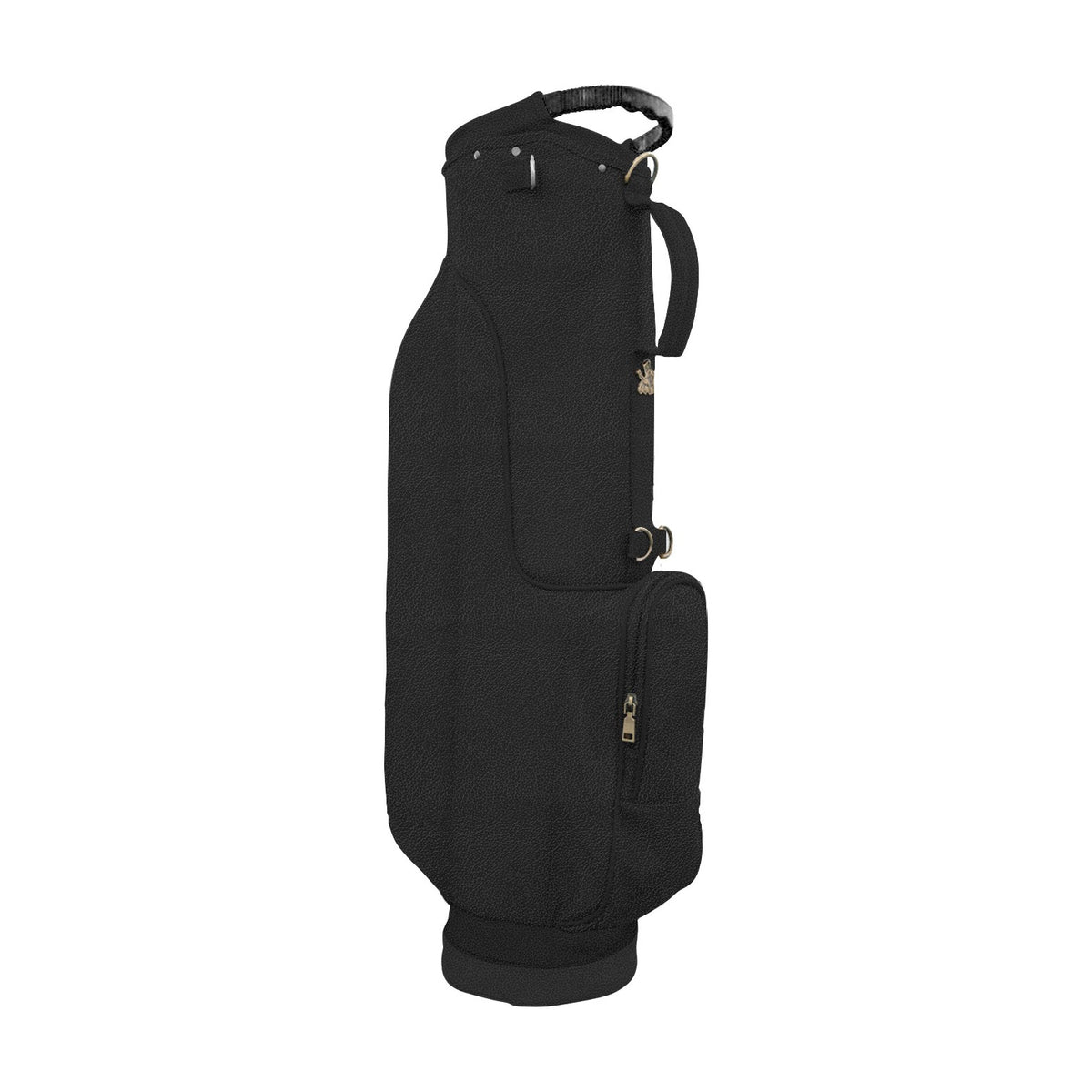 Legendary Golf custom leather golf bag in black leather #color_Black Leather