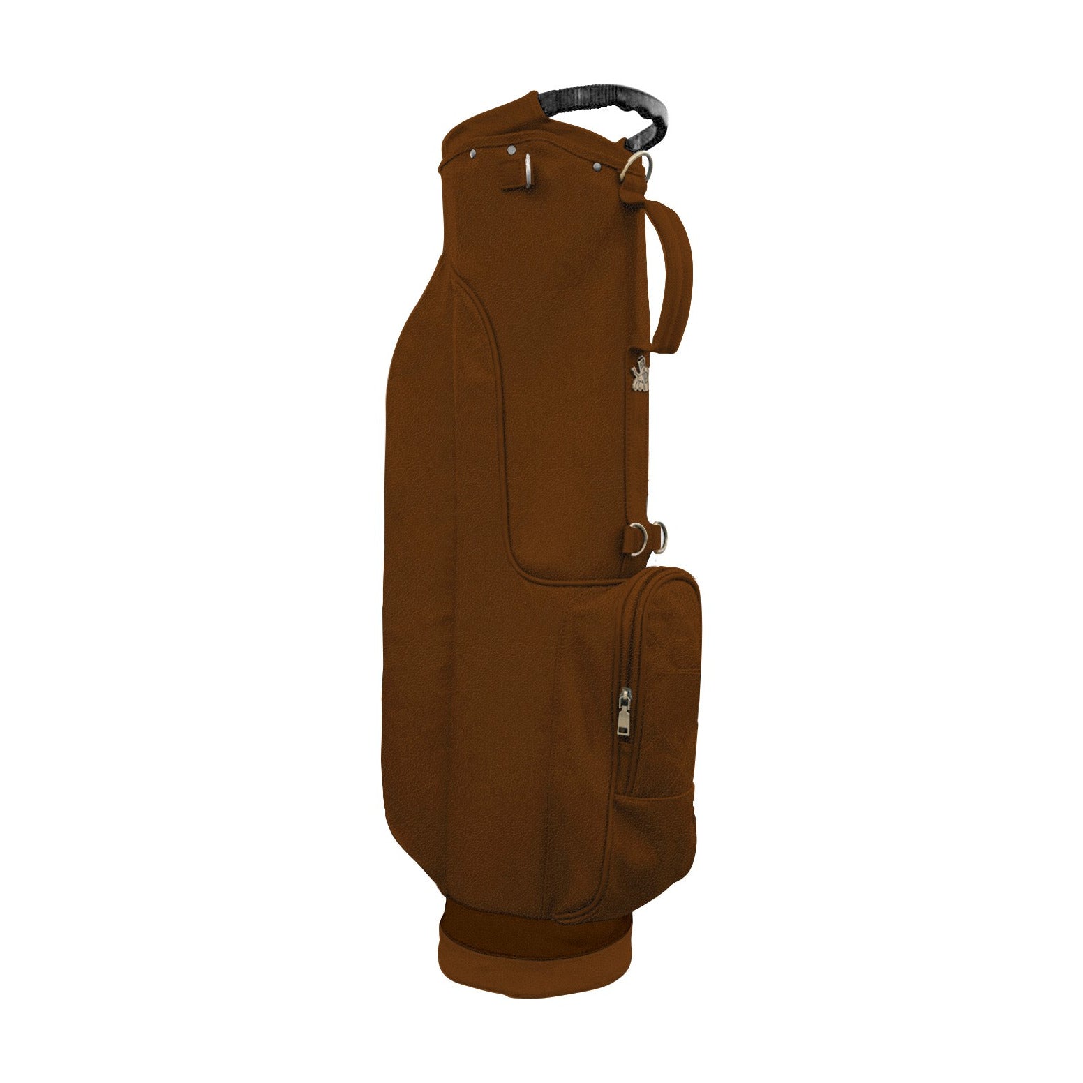 Legendary Golf custom leather golf bag in two-tone brown #color_Two-tone Brown