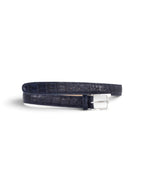 Crocodile Belt in navy #color_Navy